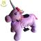 Hansel coin operated walking animal rides for mall motorized animal plush unicorn rides المزود